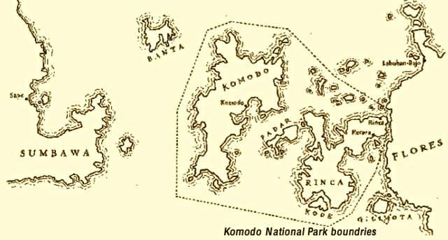 Komodo National Park Maps Komodo National Park Maps