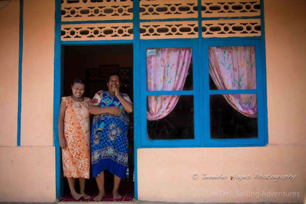 Village visit in Banda Island
