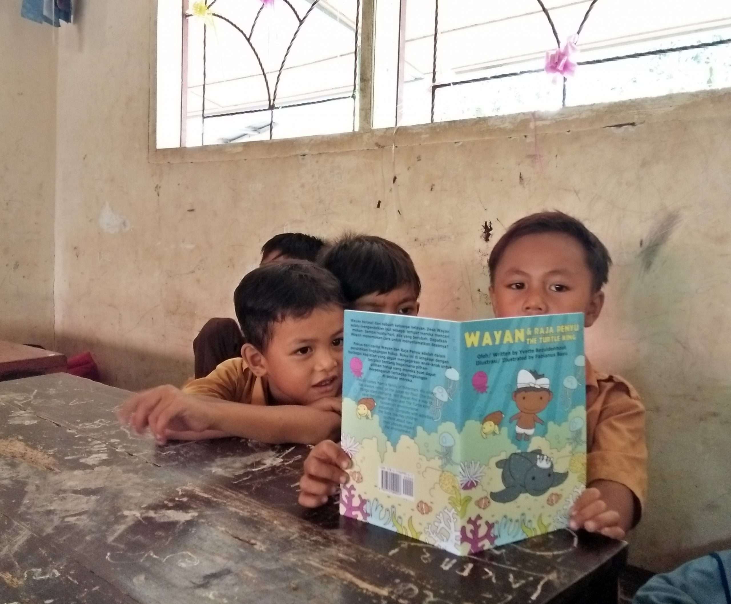 Supplying books to the village schools