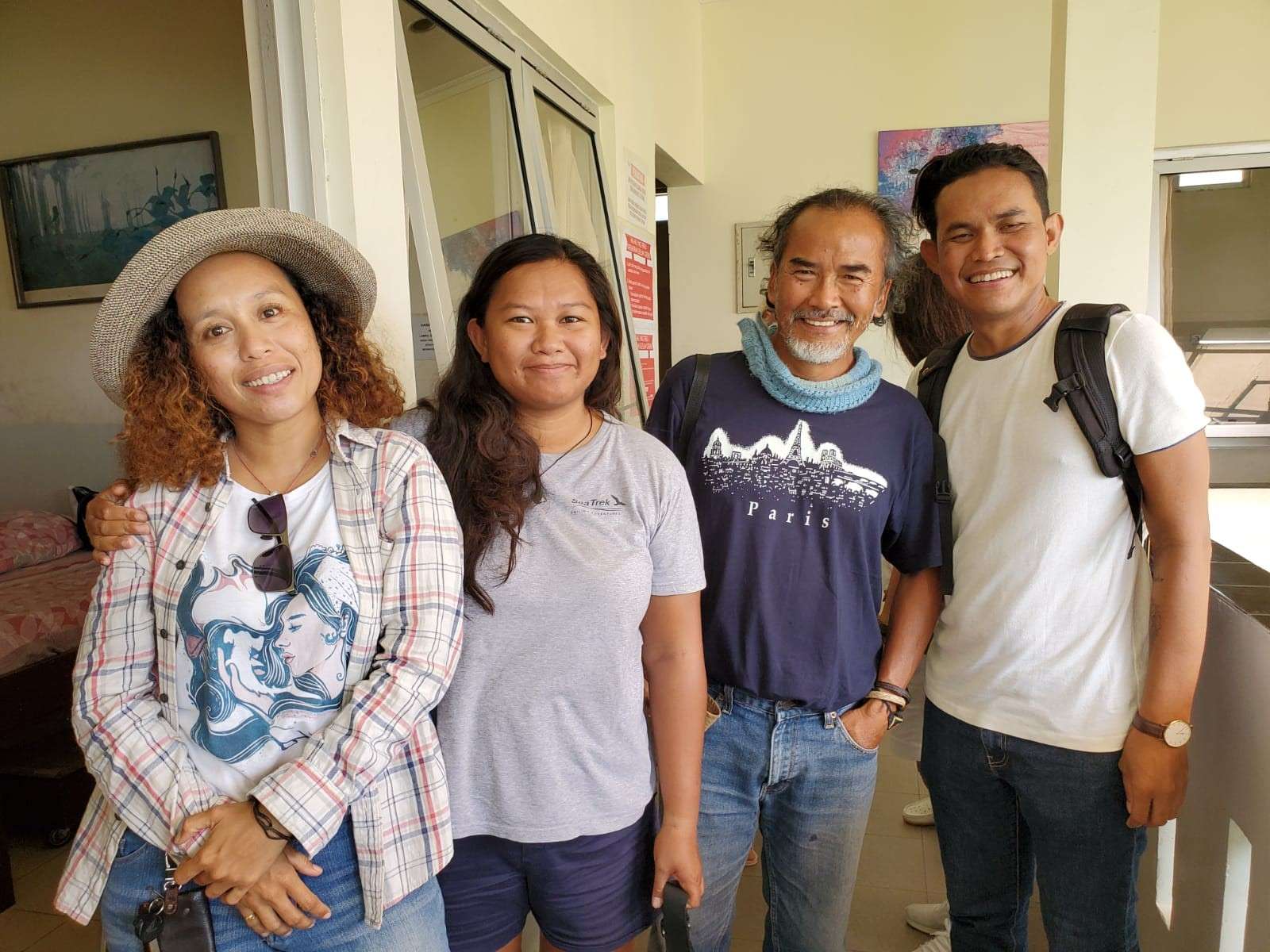 anastasia, nita, narto, and dion, at the smile house