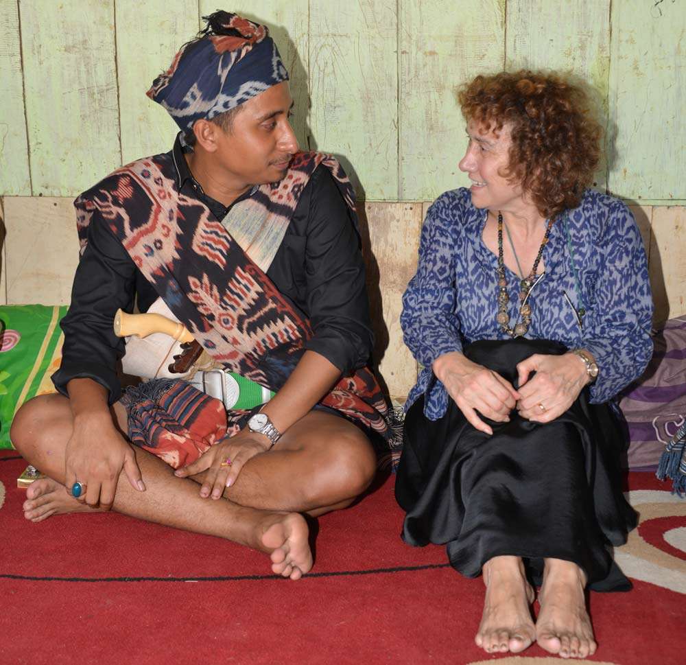 Sue chatting with the current King’s youngest son