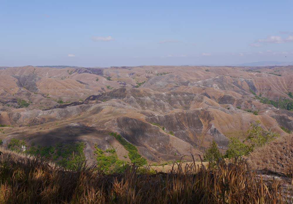 The empty interior of east Sumba looks like a moonscape
