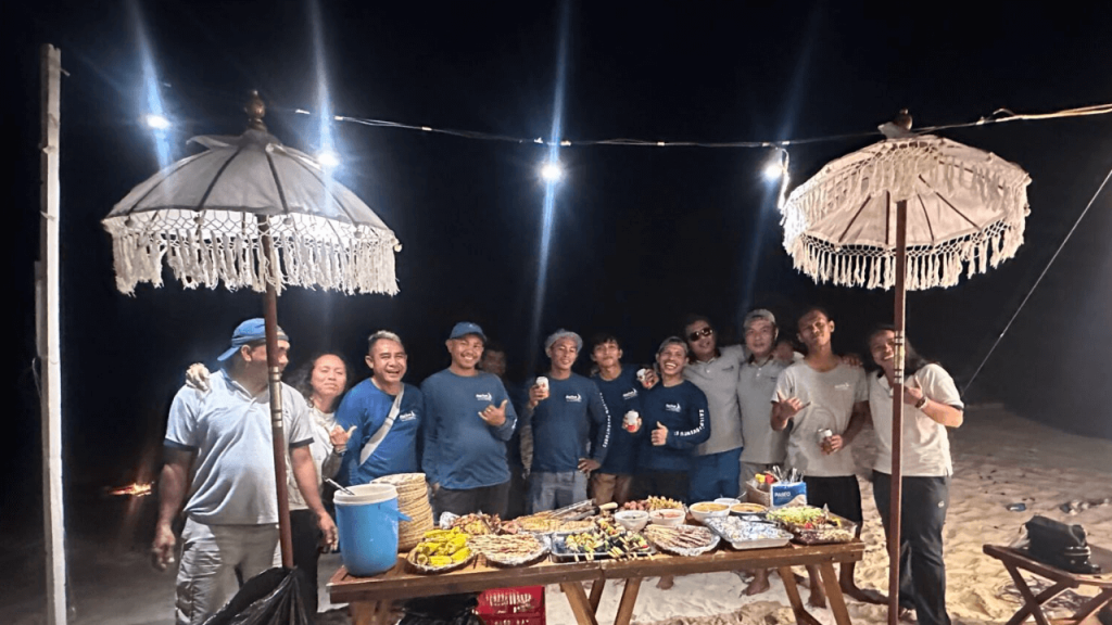 chef ari with katharina's crew